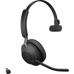 Jabra Evolve2 65 VOIP Headset Link380c UC Mono Black (26599-889-899) 5706991023084