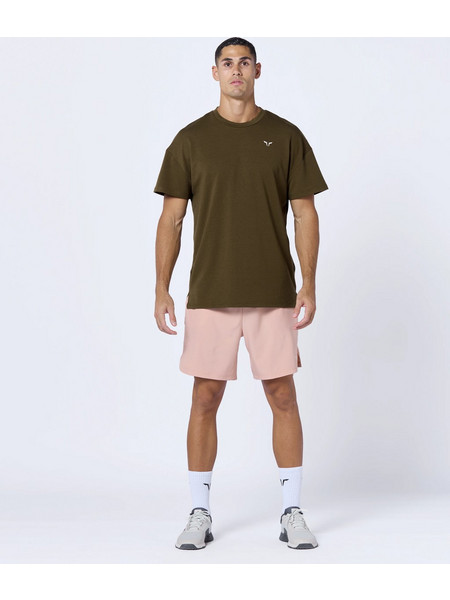 ESSENTIAL OVERSIZED TEE - DARK OLIVE