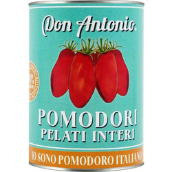 Αποφλοιωμένες oλόκληρες Ντομάτες 400ml- Don Antonio