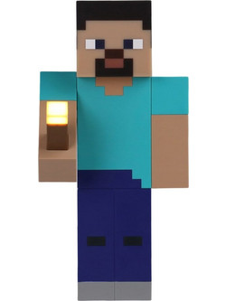 Minecraft Torch Light Steve 26 cm