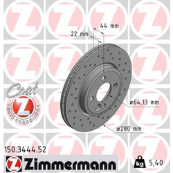 Zimmermann Δισκόπλακα - 150.3444.52