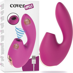 Coverme Clitoral & G-Spot Stimulator Διπλός Δονητής Μωβ