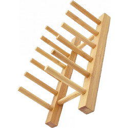 Tpster πιατοθήκη ντουλαπιού ξύλινη 12x25cm