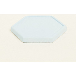 Beauty Home ΚΕΡΑΜΙΚΟ ΠΟΛΥΓΩΝΟ ΣΟΥΒΕΡ 9 x 10 X 1,2 cm ΓΑΛΑΖΙΟ Γαλάζιο