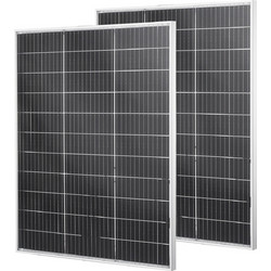 VEVOR 2 Τεμ 100W Διπλής Όψεως Ηλιακά Πάνελ Υψηλής Απόδοσης 23% N-Type Μονοκρυσταλλικά, MC4 & Αλουμινένιο Πλαίσιο IP67 για Αυτοκίνητο Σκάφος RV Εκτός Δικτύου GDSTYNB2100WISY7U001V2