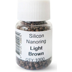 Seamless1 Silicon Nanoring Light Brown 1000pcs