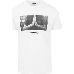 MISTER TEE Men Pray Tee T-Shirt - WHITE - MT157-00220
