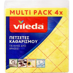 Σετ Σπογγοπετσέτες Vileda MultiPack 4τμχ 179682
