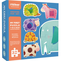 Παιδικό Puzzle Mideer My First Puzzle Geometry & Animals 32 Κομμάτια