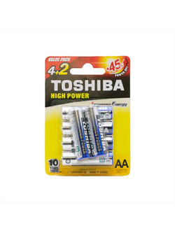 Toshiba High Power AA 6τμχ