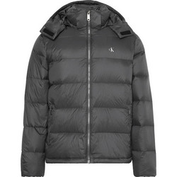 Calvin Klein Ανδρικό Μπουφάν Χειμωνιάτικο Bomber Ανθρακί LV04RC518G