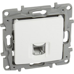 LEGRAND πρίζα RJ11 764569, λευκή