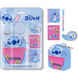Disney Stitch Stationery mini backpack set