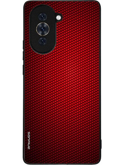 Sonique Carbon Series Huawei Nova 10 Θήκη Red