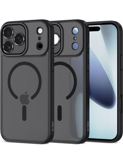 TECH-PROTECT MAGCAM MAGSAFE CASE IPHONE 17 PRO MAX matte black backcover