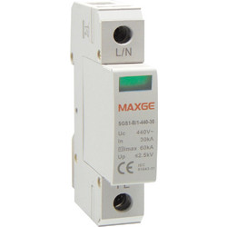 ΑΝΤΙΚΕΡΑΥΝΙΚΑ ΡΑΓΑΣ T2 1P 60kA 400VAC SGS1 MAXGE (ΣΕΤ ΜΕ 2)