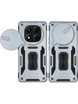 Sonique Ring Armor CamShield Θήκη Κινητού Xiaomi Redmi Note 14 Pro 4G Grey
