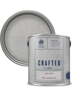Suede Textured Matt Finish CRAFTED Soft Grey φυσικό ανάγλυφο χρώμα 125ml