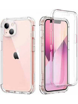 Θήκη Σιλικόνης 360 για iPhone 13/14 Διάφανο