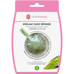 Vican Wise Beauty Konjac Face Sponge With Green Tea Powder 1τμχ