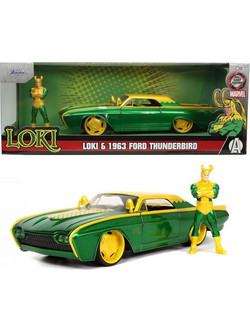 Jada Marvel Loki 1963 Ford Thunderbird Σετ Φιγούρες Δράσης για 8+ Ετών 253225026