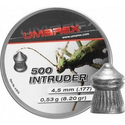 4.5 mm UMAREX Intruder Pointed Ribbed 500 pcs