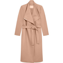 Ted Baker Rose Γυναικείο Παλτό Μάλλινο Οversized Μακρύ Μπεζ 282071