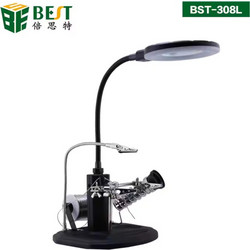 BST-308L LED Magnifier with auxiliary clip