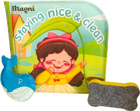 Magni - Bath book with color reaction, happy kid (5728)