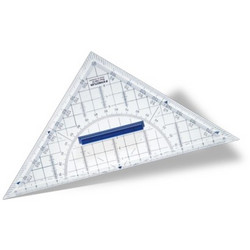 Staedtler Mars Αναδιπλόμενο Τετράγωνο 45 Μοίρες Διαγώνιο Μήκος 22cm