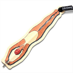 Bookaroo IF Σελιδοδείκτης Electionery Flat Με Στυλό Swimmer - 37822