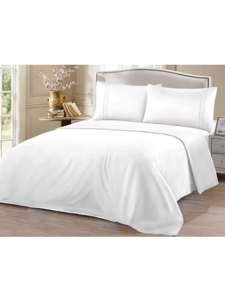 Σετ Σεντόνια Μονά 3 Τεμαχίων Hotel Λευκό ForHome 770015 - For Home