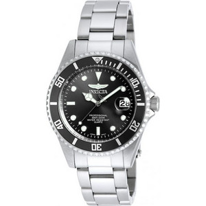 Invicta Pro Diver Ανδρικό Ρολόι με Ασημί Μεταλλικό Μπρασελέ 8932OB