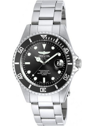 Invicta Pro Diver Ανδρικό Ρολόι με Ασημί Μεταλλικό Μπρασελέ 8932OB