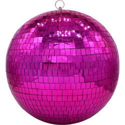 Disco χριστουγεννιάτικη μπάλα σε φούξια απόχρωση 30 εκ