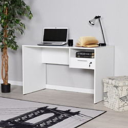 Hanah Home Cms-510-Dd-1 Γραφείο Λευκό 120x60x75cm 479ADR1149