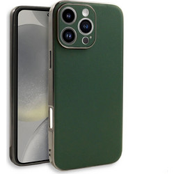 Bodycell Leather Back Cover Green (iPhone 16 Pro Max)