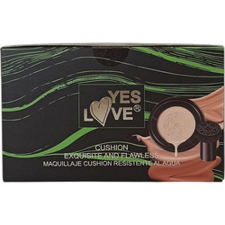 Yes Love Cushion Makeup & Sponge 01-Light 15gr
