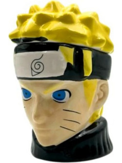 3D Κεραμική Κούπα 330ml με Καπάκι Naruto Uzumaki