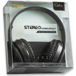 Gjby CA-026 Ασύρματα Bluetooth Ακουστικά On Ear Μαύρα