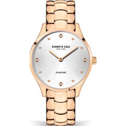 Kenneth Cole Ανδρικό Ρολόι με Ασημί Μεταλλικό Μπρασελέ KCWGG2122901