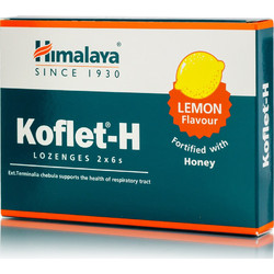 Himalaya Koflet-H Καραμέλες για Βήχα Ερεθισμένο Λαιμό & Πονόλαιμο Μέλι & Λεμόνι 12τμχ