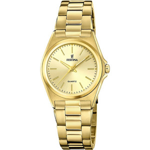 Festina Γυναικείο Ρολόι με Χρυσό Μεταλλικό Μπρασελέ F20557/3