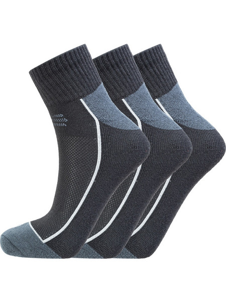 Virtus Κάλτσες 3-Pack Nolly Quarter Socks - 1001 Black