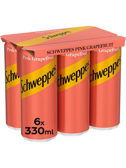 Schweppes Pink Grapefruit 6x330ml