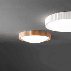 ONDALUCE Ondaluce Concrete PL - LED Πλαφονιέρα Οροφής για Σαλόνι & Κουζίνα (PL.CONCRETE/RUGGIN)