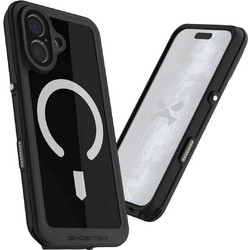 ΘΗΚΗ GHOSTEK NAUTICAL SLIM MAGSAFE ΑΔΙΑΒΡΟΧΗ για APPLE IPHONE 17 6.3 5G 2025 - ΜΑΥΡΟ - GHOCAS4320