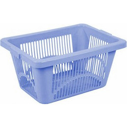 Καλάθι παραλληλόγραμο Homeplast 40Lt Μπλε ραφ