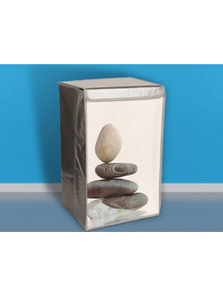 San Lorentzo Καλάθι απλύτων Stone 36x30x58cm