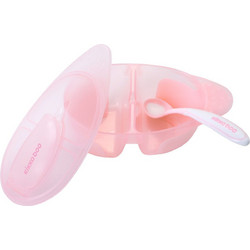 KikkaBoo Tasty Δοχείο Φαγητού με Χωρίσματα Pink
